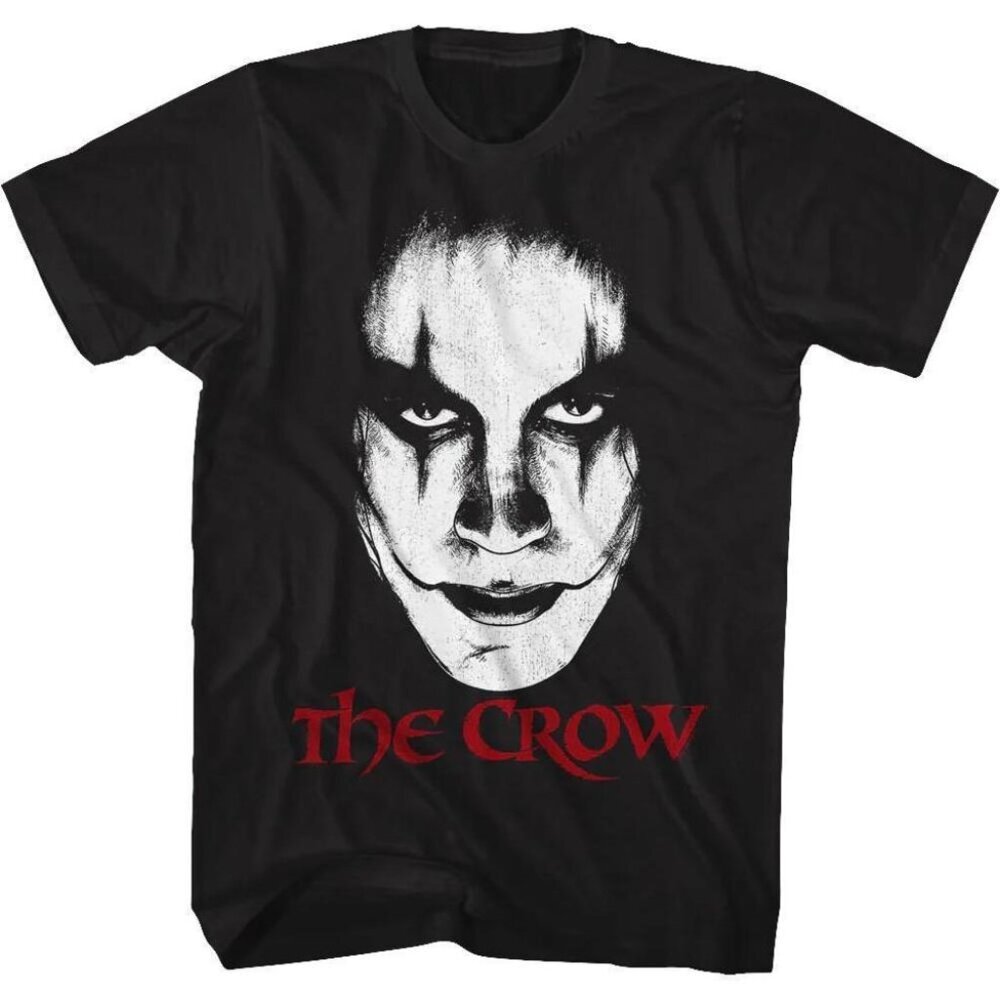 Painted Face The Crow Gothic Horror Movie Fan Unisex T-Shirt 91